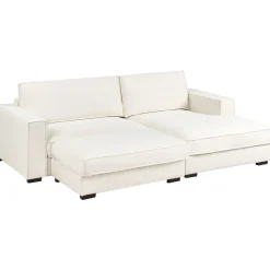 Hjørnesofa med fotskammel Renders