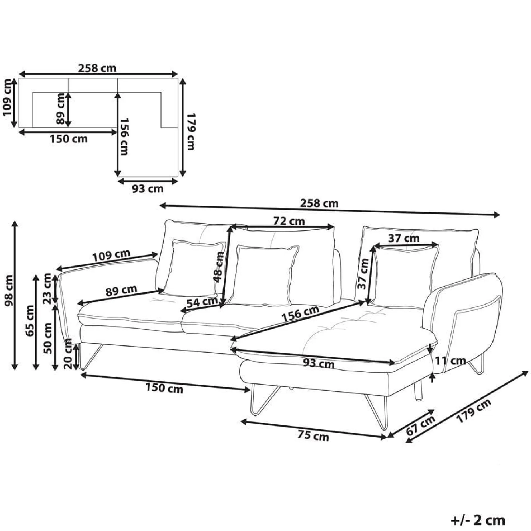 Hjørnesofa Sersan