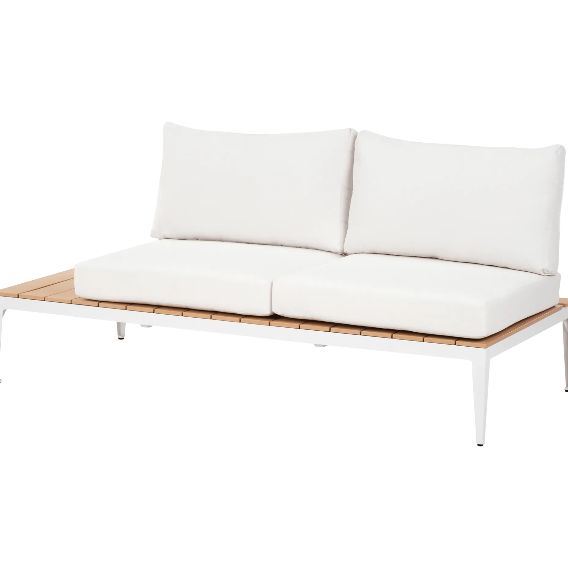 Hjørnesofa utendørs med bord 5-seter Positano