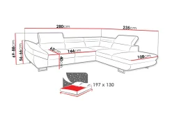 Hjørnesovesofa