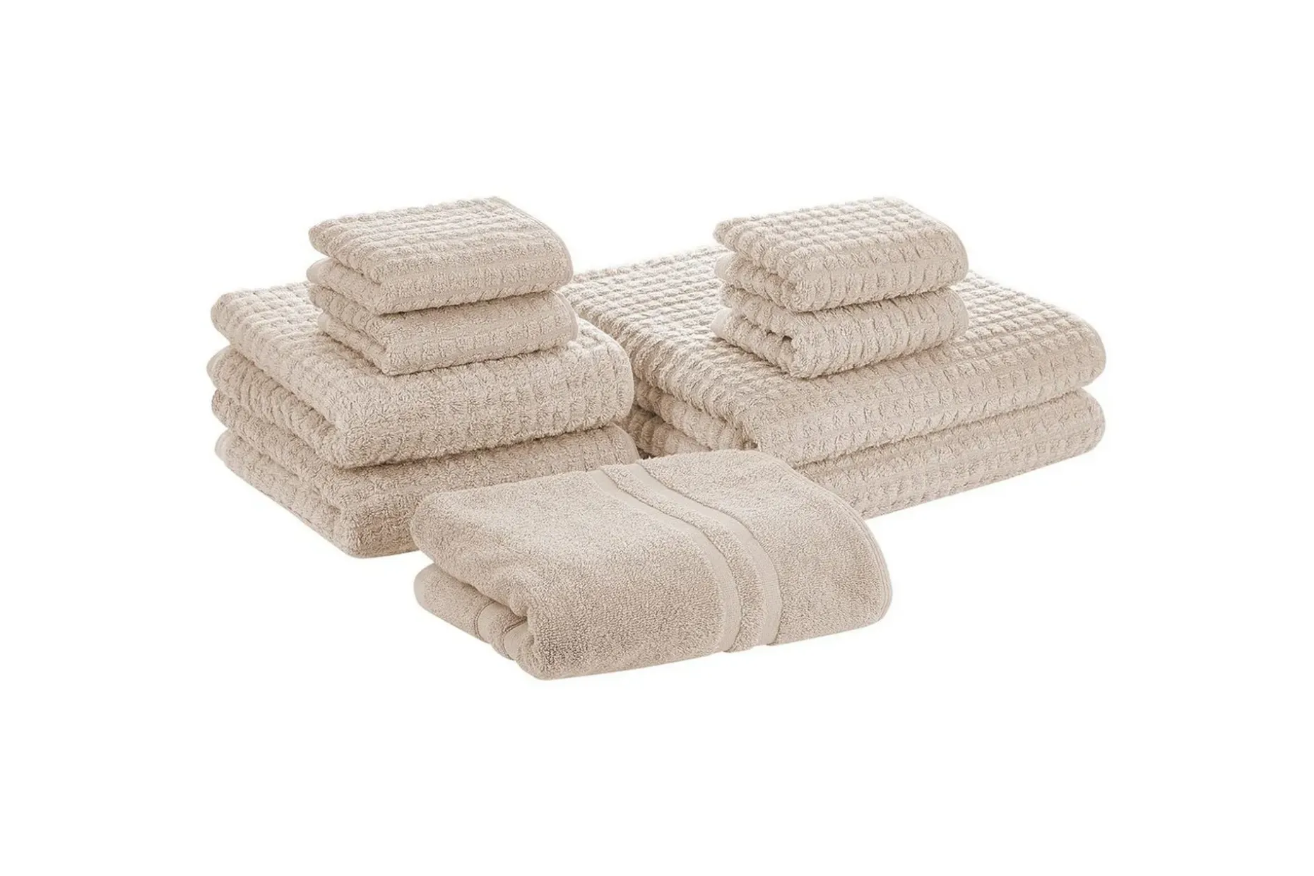 Håndkle Atai sett på 9 Beige
