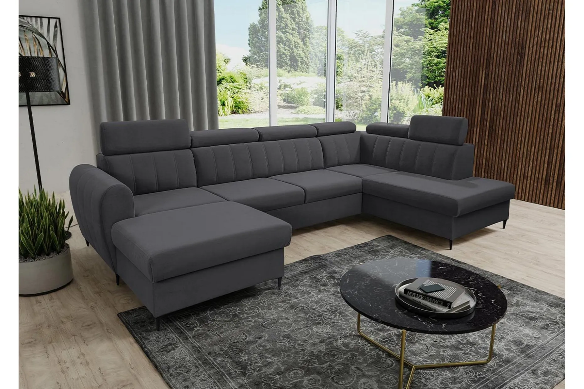 Hoffman Sofa med Divan og Sjeselong 4-seter