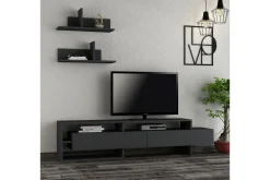 Homitis TV-benk med Vegghyller