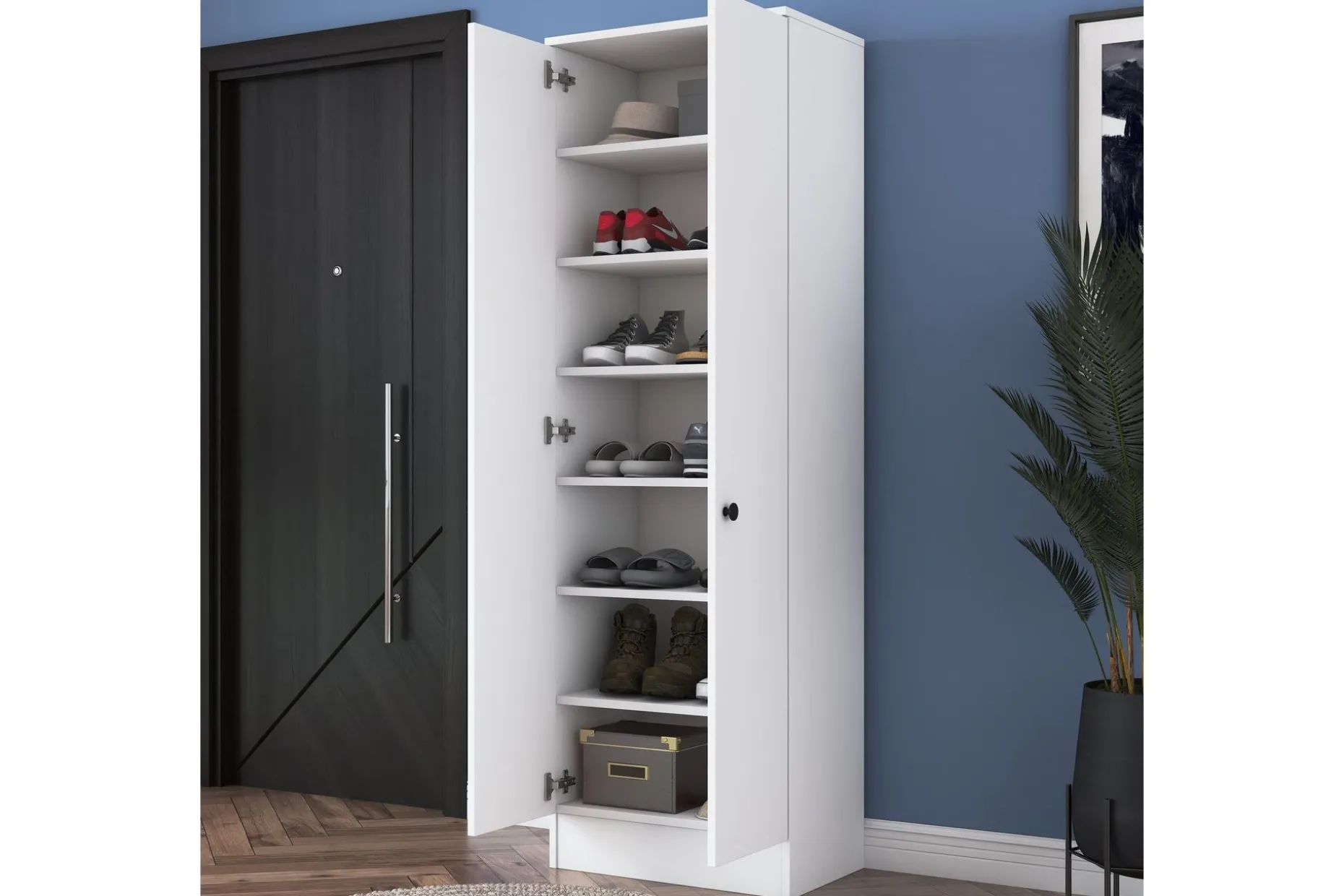 Hooda Highboard 59,8x182,8 cm Hvit