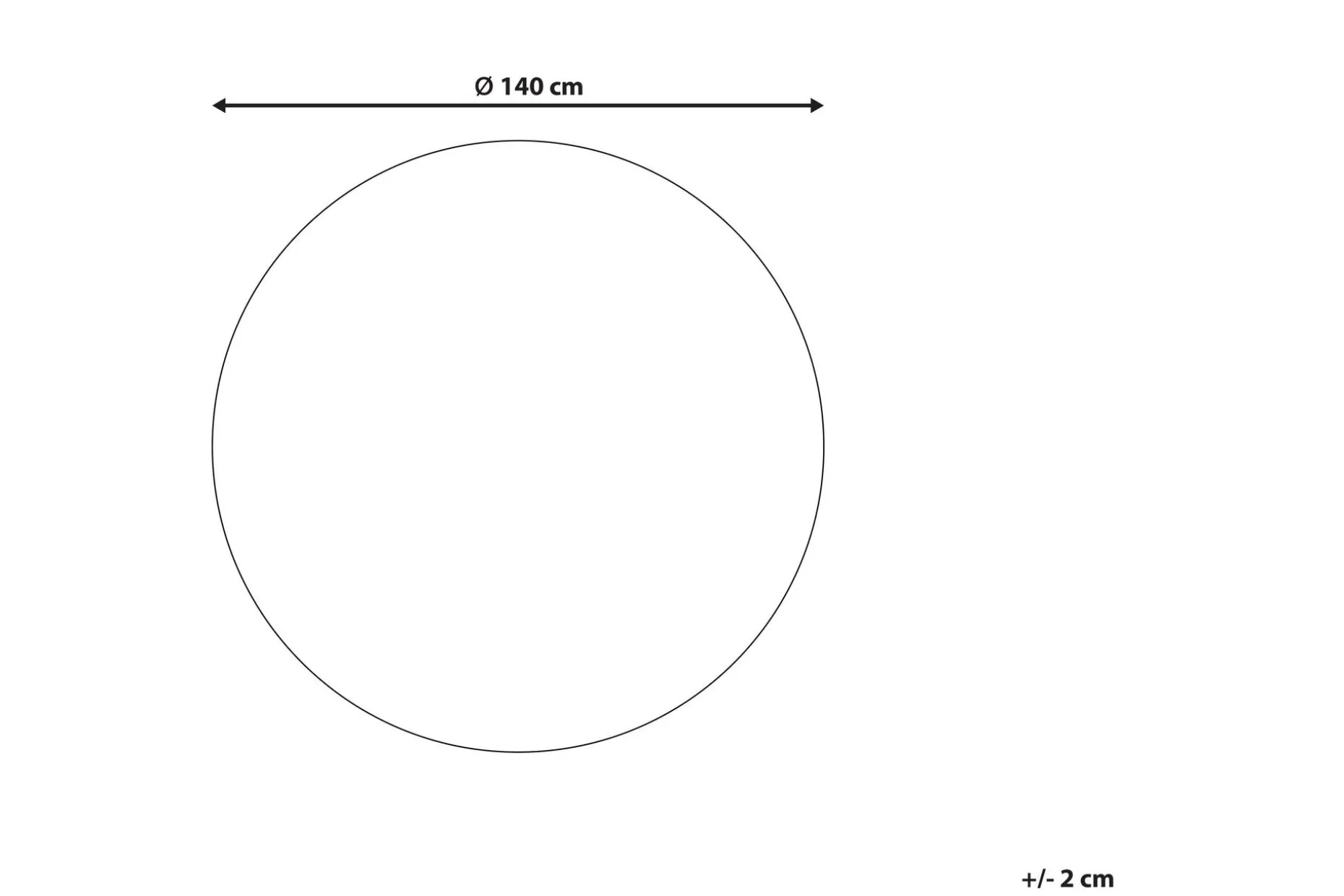 Horasan Ryeteppe 140 cm Rund