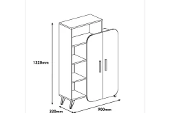Hovdane Klesskap 90 cm