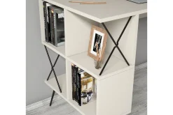 Hovdane Skrivebord 120 cm med Oppbevaring Hylle