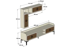 Hovdane TV-Benk 180 cm