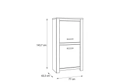 Hovencamp Skap 42x77 cm