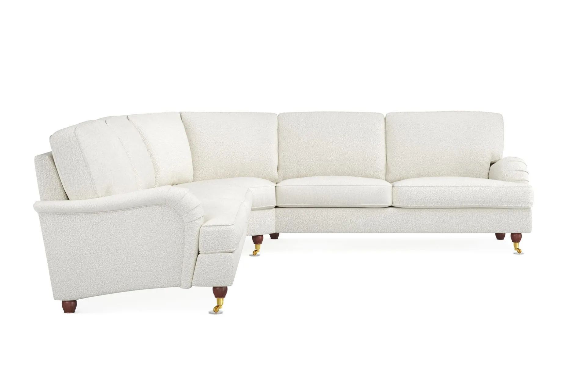 Howard Lyx 6-seters Venstrevendt L-formet Hjørnesofa i Bouclé