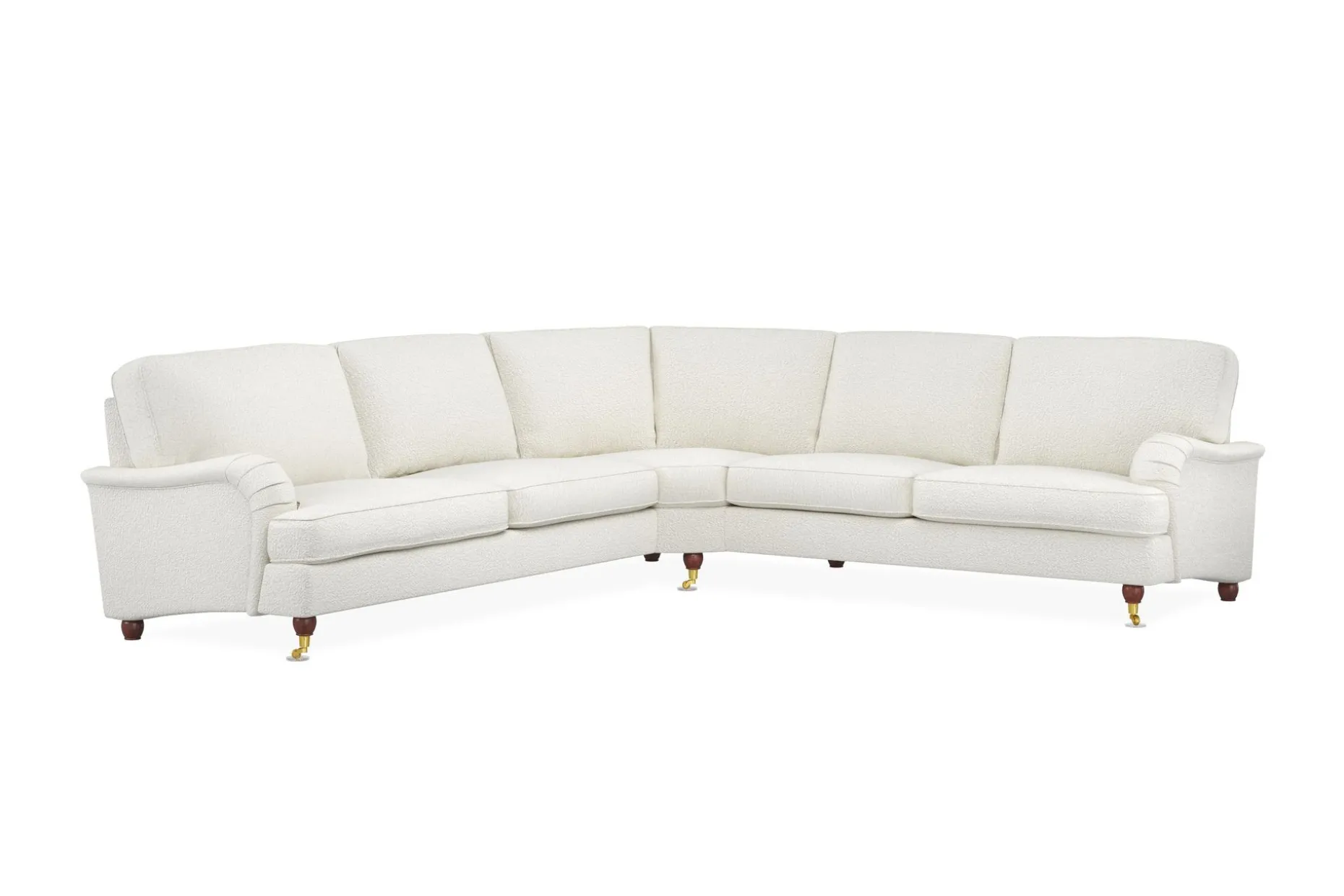 Howard Lyx 6-seters Venstrevendt L-formet Hjørnesofa i Bouclé