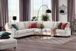 Howard Lyx 6-seters Venstrevendt L-formet Hjørnesofa i Bouclé