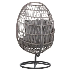 Hvilestol HOME4YOU Cassia Swivel 85x85x151 cm Grå