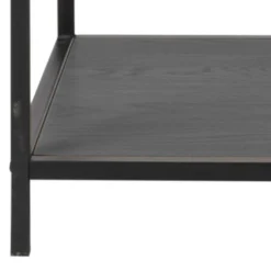 Hylle HOME4YOU Seaford 114x35x185 cm Svart