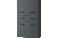 Høyskap til bad Loft24 Malika høyskap til bad 130x76x35 cm Grå