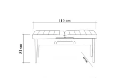 Idehult Spisegruppe 4 deler 75 cm