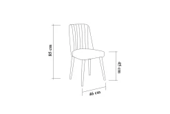 Idehult Spisegruppe 5 deler 75 cm