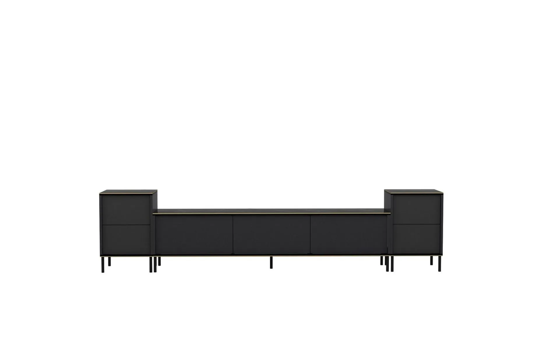 Imaj TV-møbelsett 180x35 cm Svart