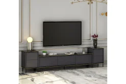 Imaj TV-møbelsett 180x35 cm Svart