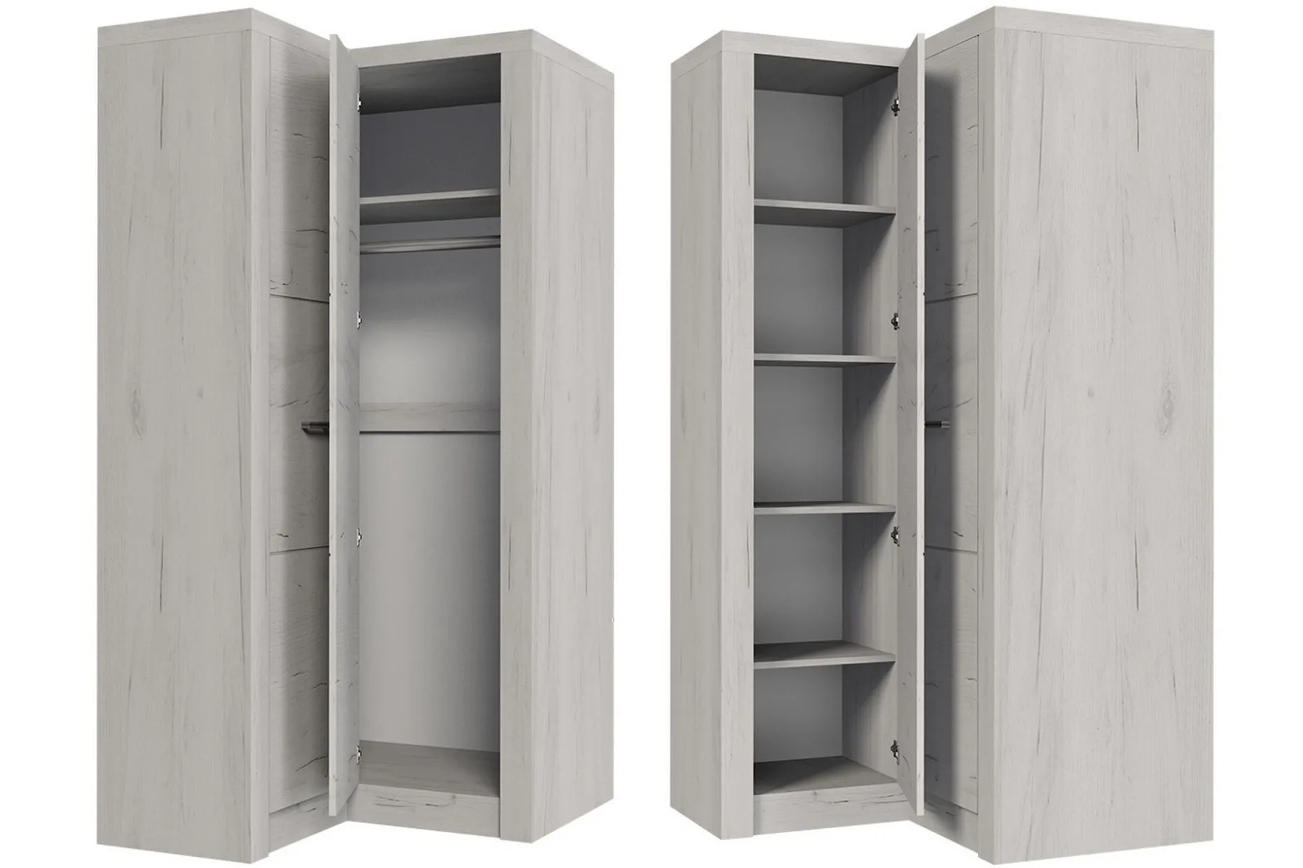 Indianapolis Garderobe 106x58x192 cm