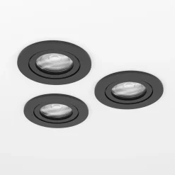 Innfelt lampe Barranco 90 mm 4000K Set om 3