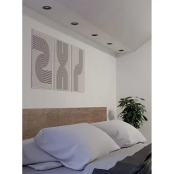 Innfelt lampe Barranco 90 mm 4000K Set om 3