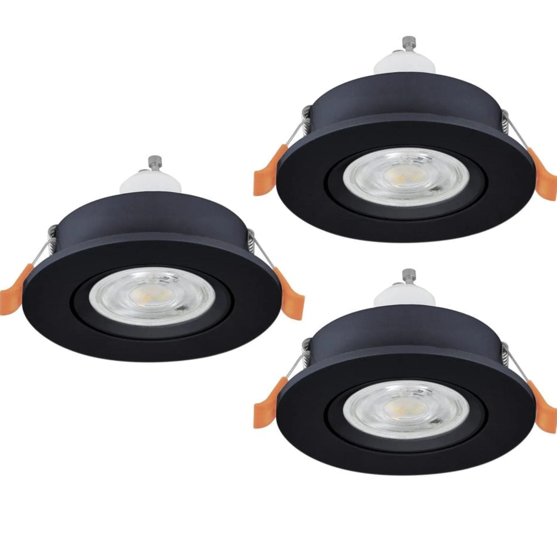 Innfelt lampe Barranco 90 mm 4000K Set om 3