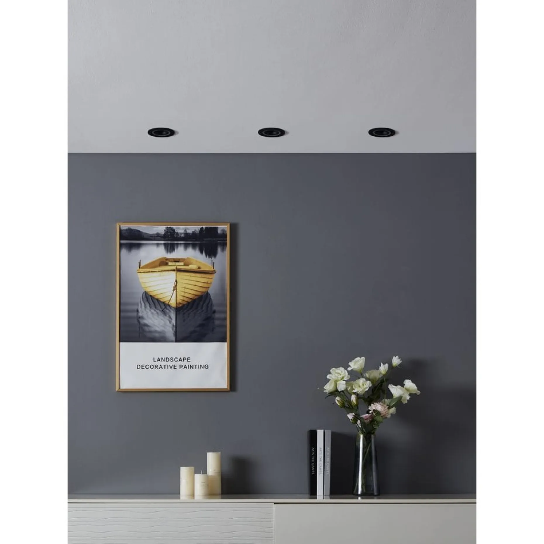 Innfelt lampe Carosso 93 mm