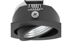 Innfelt Lampe Eglo Saliceto 3 stk Ø88 mm 2700K Svart