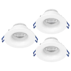Innfelt lampe Salabate 88 mm Sett med 3