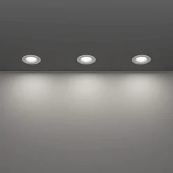 Innfelt lampe Salabate 88 mm Sett med 3