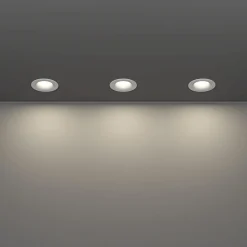 Innfelt lampe Salabate 88 mm Sett med 3