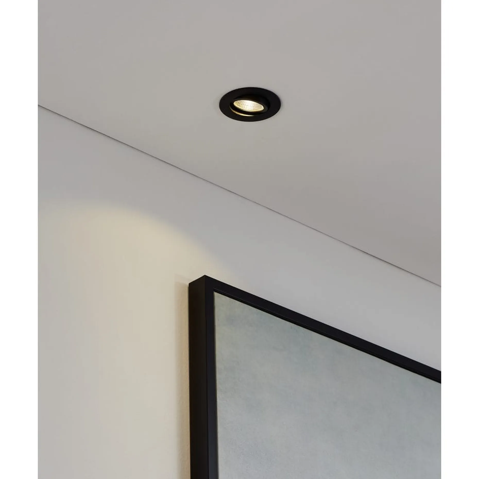 Innfelt lampe Saliceto Ø88 mm 2700K