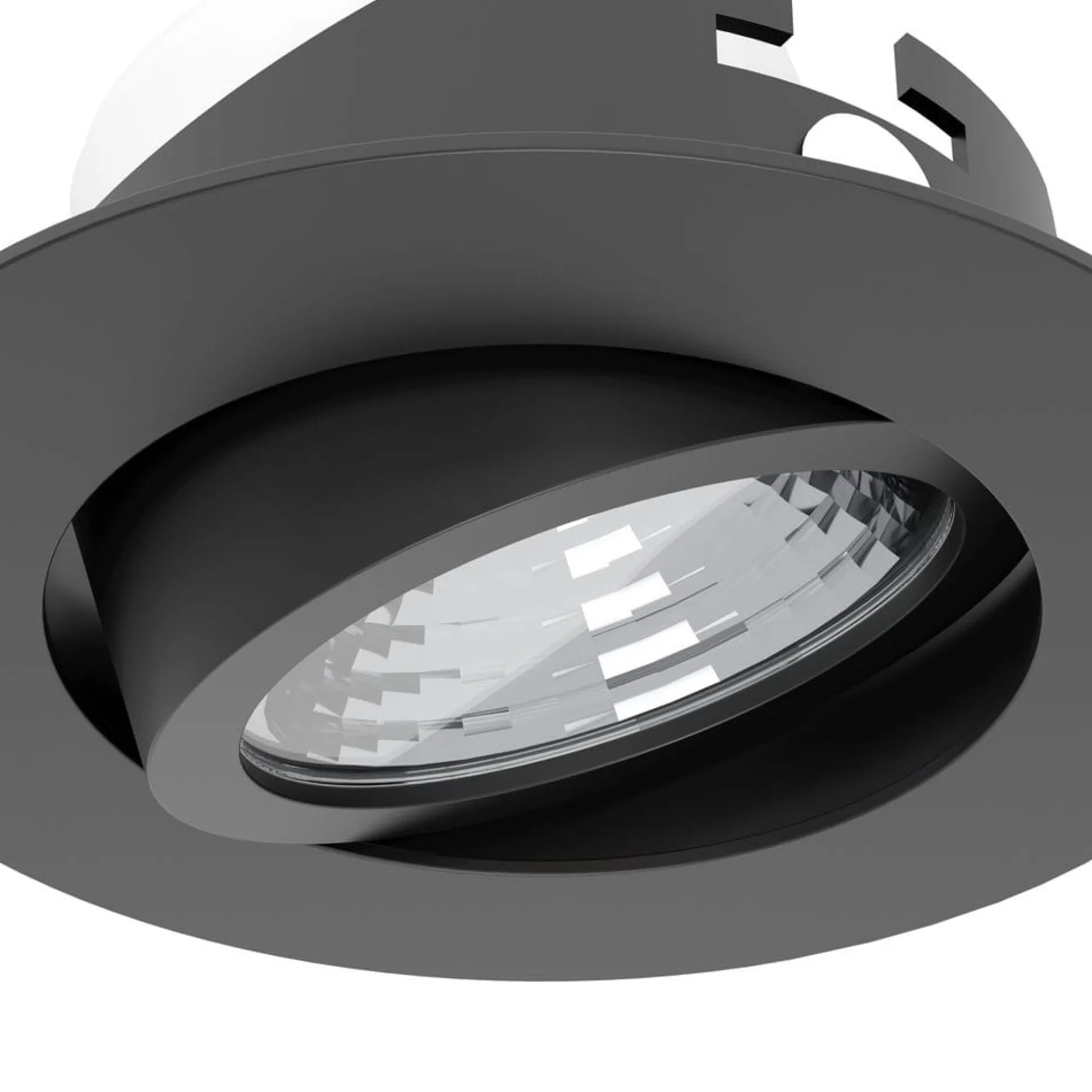Innfelt lampe Saliceto 88 mm 4000K Sett med 3