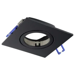 Innfelt lampe Saliceto Mobil Svart 4000K