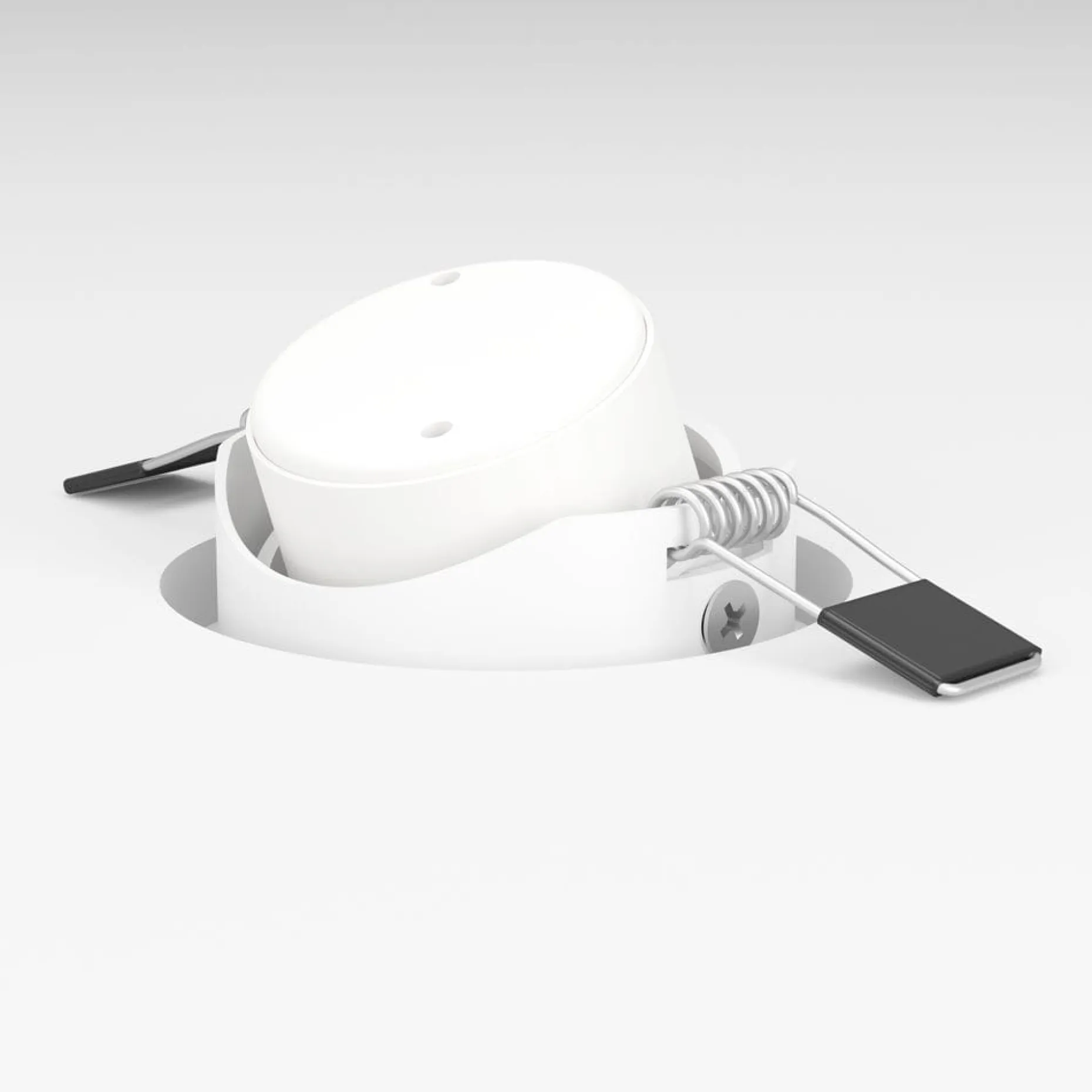 Innfelt lampe Saliceto 3 stk Ø88 mm 2700K
