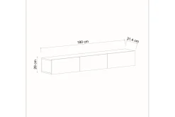 Interlaken TV-benk 180 cm