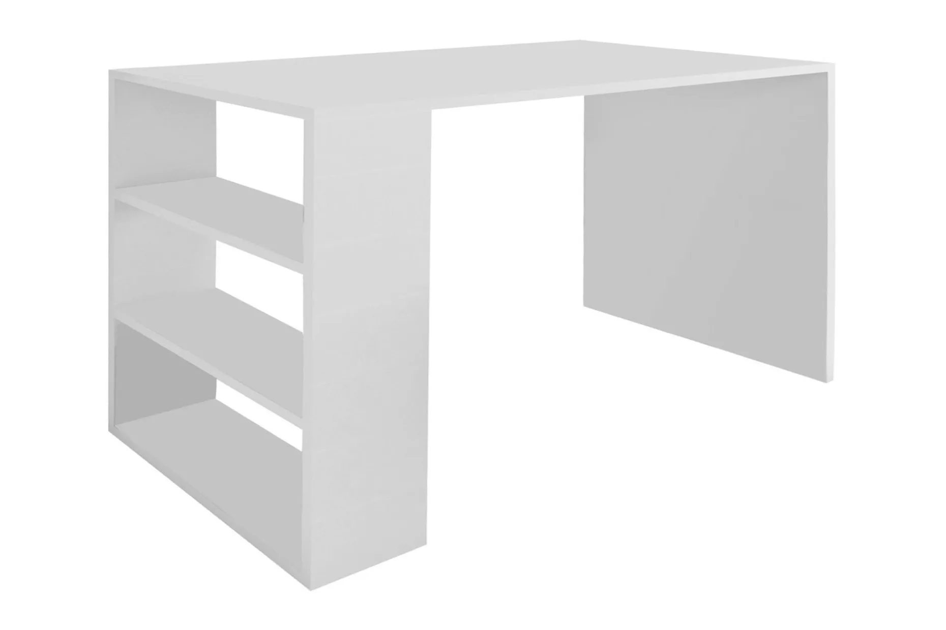 Irbene Skrivebord 90 cm med Oppbevaring 3 Hyller
