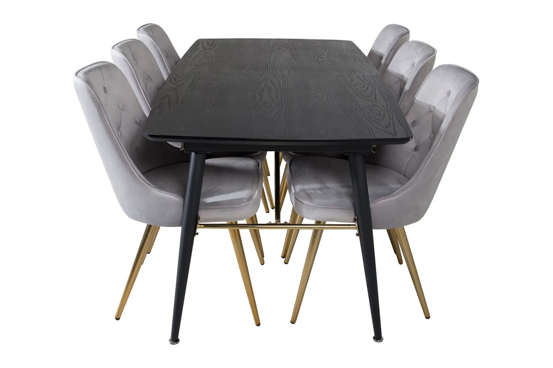 Irunea Forlengningsbar Spisegruppe 180cm inkl 6 Valera Lyx S