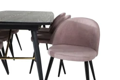 Irunea Forlengningsbar Spisegruppe 180 cm inkl. 6 Valeri Sto