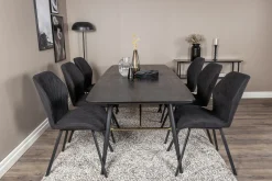 Irunea Forlengningsbar Spisegruppe 180 cm inkl. 6 Sumoas Sto