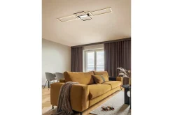 Irvine LED-Taklampe Mattmessing/Mattsvart