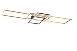 Irvine LED-Taklampe Mattmessing/Mattsvart