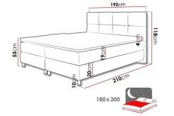 Isoba Sengepakke 180x200 cm