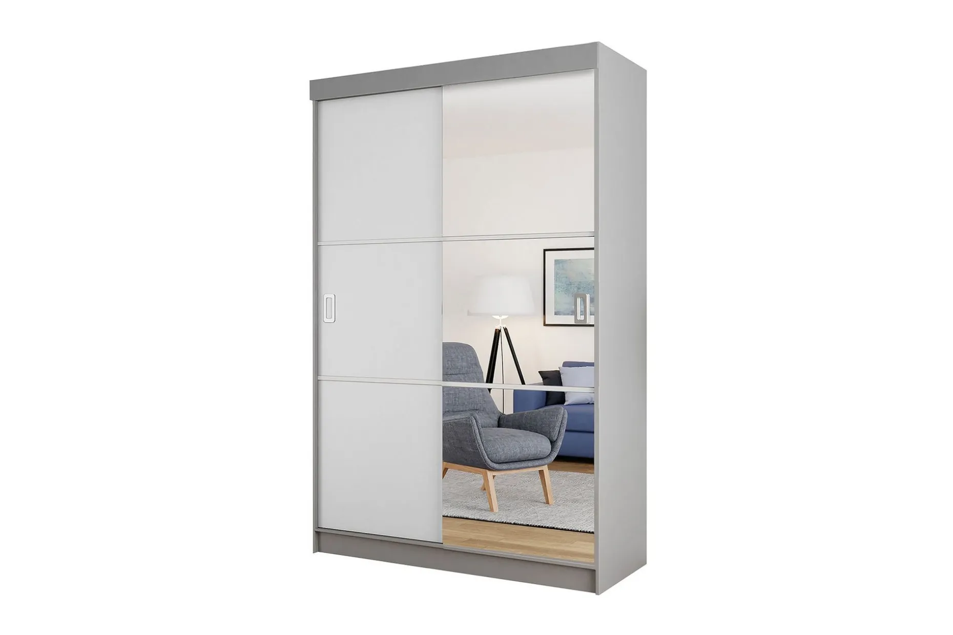 Isolaz Garderobe med Speil LED-belysning RGB