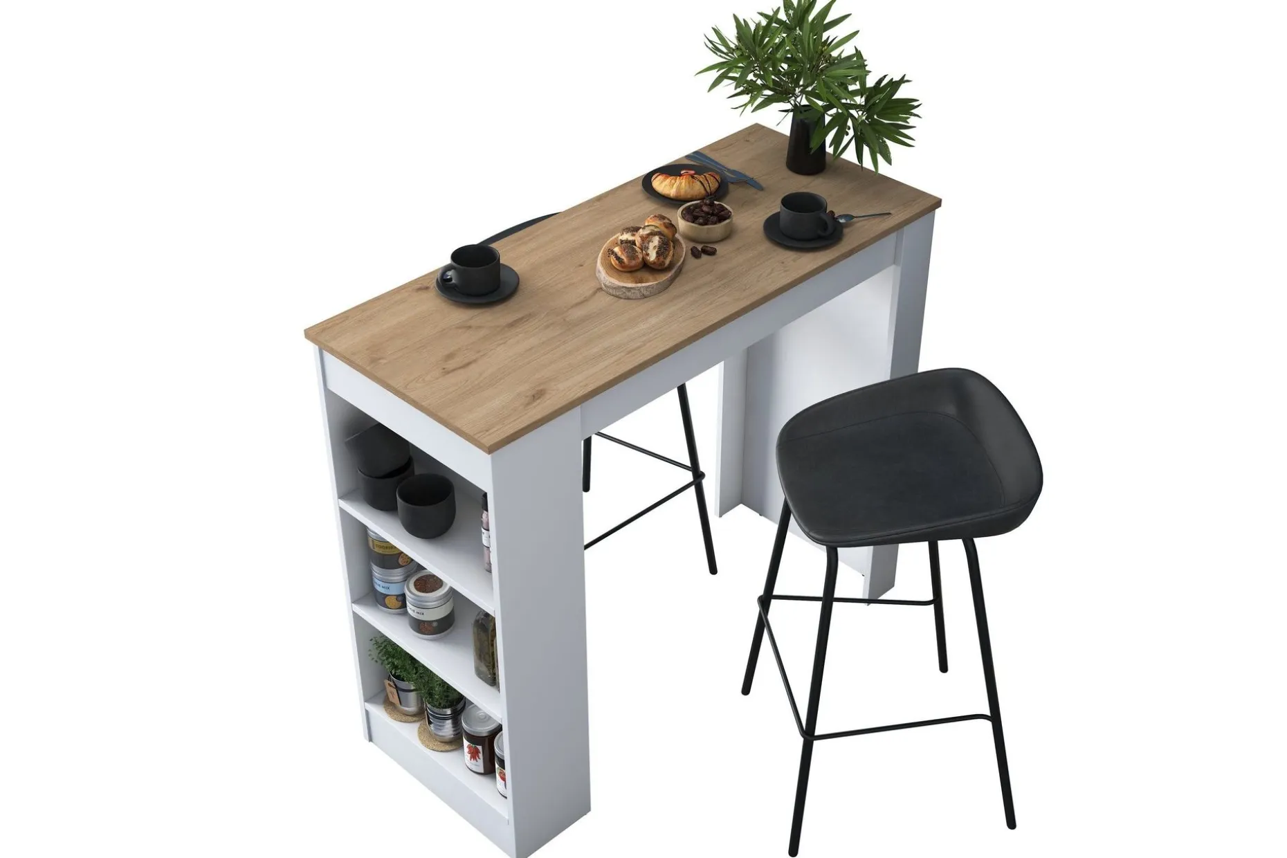 Iwao Bardisk 50x120 cm Brun/Hvit