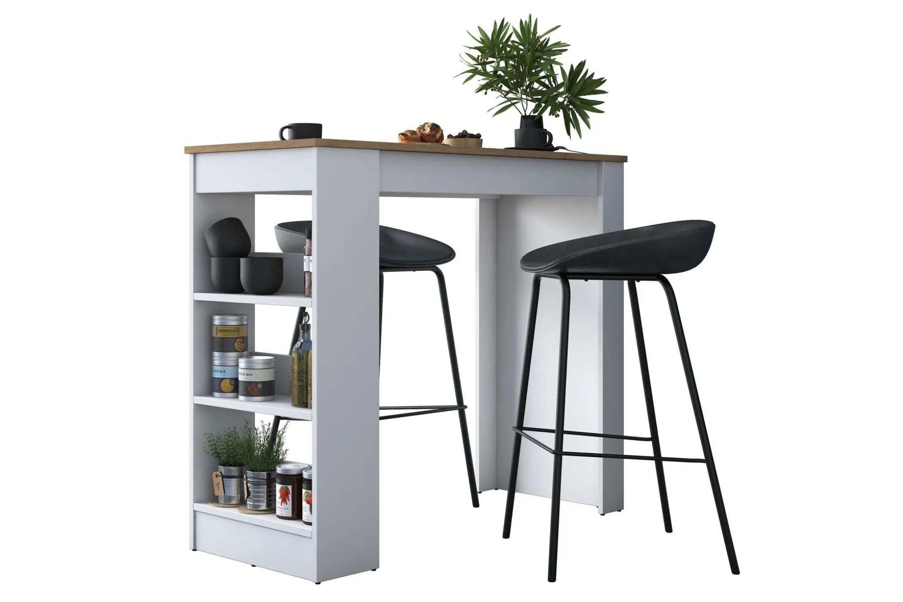 Iwao Bardisk 50x120 cm Brun/Hvit
