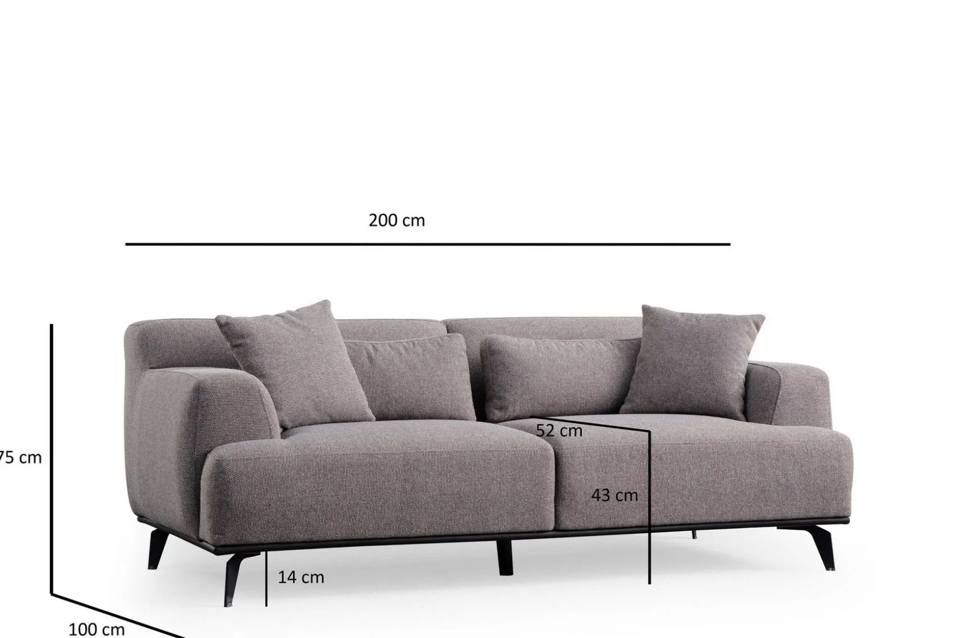 Jaguar 2-seters Sofa