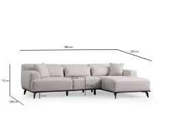 Jaguar 4-seters Sofa med Divan