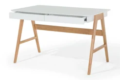 Jahnyia Skrivebord 120 cm med Oppbevaring 2 Skuffer